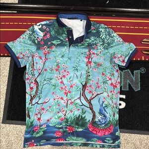 Greyson Mens Medium Polo EUC